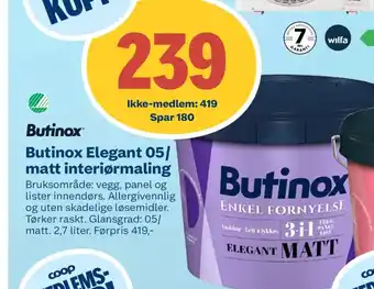 Butinox Elegant 05/ matt interiørmaling