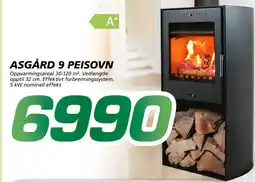 Coop Byggmix Asgård 9 peisovn tilbud