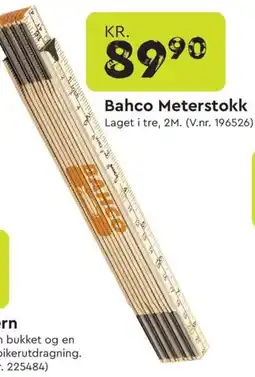 Mekk Bahco Meterstokk tilbud