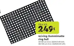 Mekk 4Living Gummimatte ring hull tilbud