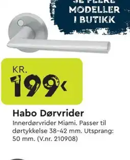 Mekk Habo Dørvrider tilbud