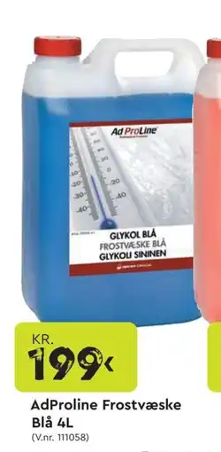 Mekk AdProline Frostvæske Blå tilbud