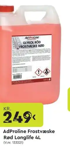 Mekk AdProline Frostvæske Rød Longlife tilbud