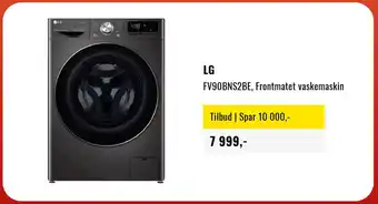 Skousen LG FV90BNS2BE, Frontmatet vaskemaskin tilbud