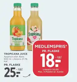 Meny TROPICANA Juice tilbud