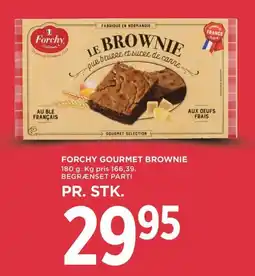 Meny FORCHY Gourmet brownie tilbud