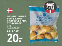 Meny GESTUS Danske suppe & mos kartofler fra storøhage tilbud