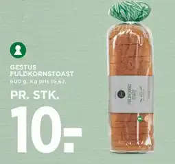Meny GESTUS Fuldkornstoast tilbud