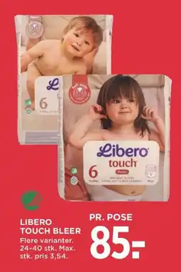 Meny LIBERO Touch bleer tilbud