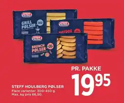 Meny STEFF HOULBERG Pølser tilbud