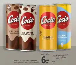 Meny Cocio eller cocio iskaffe tilbud