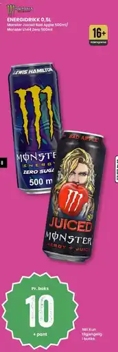 Sport Outlet Energidrikk tilbud