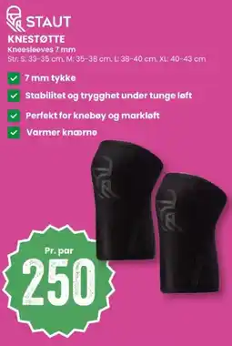 Sport Outlet Knestøtte tilbud