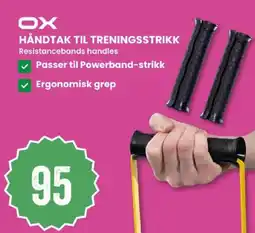 Sport Outlet Håndtak til treningsstrikk tilbud