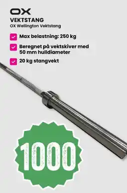 Sport Outlet Vektstang tilbud