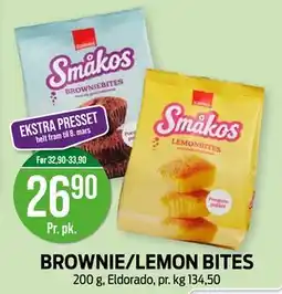 Kiwi BROWNIE/LEMON BITES tilbud
