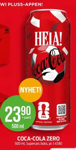 Kiwi COCA-COLA ZERO tilbud