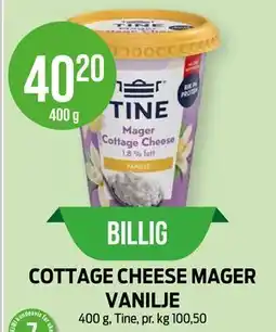 Kiwi COTTAGE CHEESE MAGER VANILJE tilbud