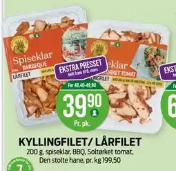 Kiwi KYLLINGFILET/ LÅRFILET tilbud