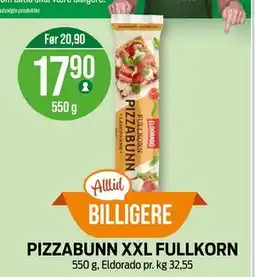 Kiwi PIZZABUNN XXL FULLKORN tilbud