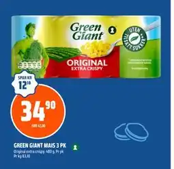Coop Obs GREEN GIANT MAIS 3 PK tilbud