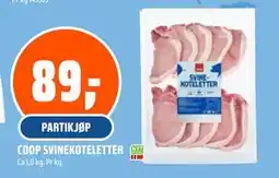 Coop Obs COOP SVINEKOTELETTER tilbud