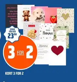 Coop Obs KORT 3 FOR 2 tilbud