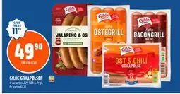 Coop Obs GILDE GRILLPØLSER tilbud