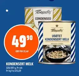 Coop Obs KONDENSERT MELK tilbud