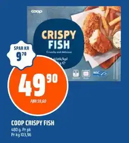 Coop Obs COOP CRISPY FISH tilbud