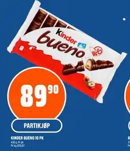 Coop Obs KINDER BUENO 10 PK tilbud