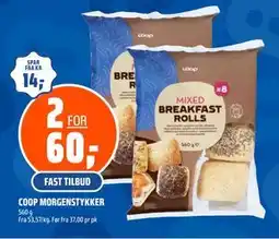 Coop Obs COOP MORGENSTYKKER tilbud