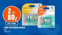 Coop Obs COOP BATTERIER AA/AAA tilbud