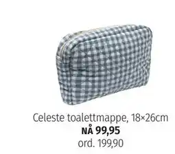Nille Celeste toalettmappe, 18×26cm tilbud