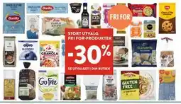 Jacobs STORT UTVALG FRI FOR-PRODUKTER tilbud