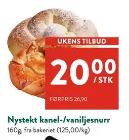 Jacobs Nystekt kanel-/vaniljesnurr tilbud