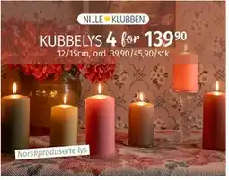 Nille KUBBELYS, Medlemspris tilbud