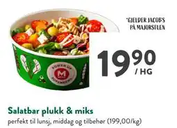 Jacobs Salatbar plukk & miks tilbud