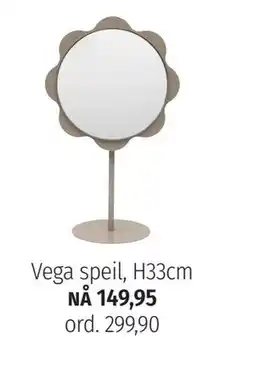 Nille Vega speil, H33cm tilbud