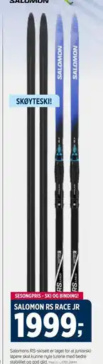 Sport 1 SALOMON RS RACE JR tilbud