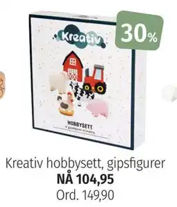 Nille Kreativ hobbysett, gipsfigurer tilbud