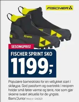 Sport 1 FISCHER SPRINT SKO tilbud