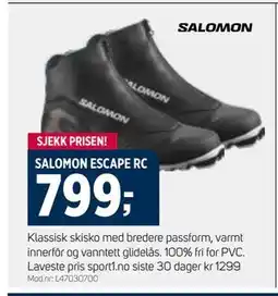 Sport 1 SALOMON ESCAPE RC tilbud