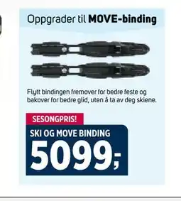 Sport 1 SKI OG MOVE BINDING tilbud