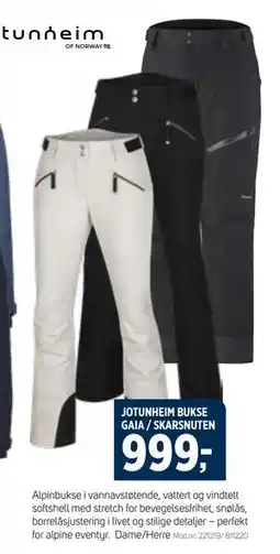 Sport 1 JOTUNHEIM BUKSE GAIA / SKARSNUTEN tilbud