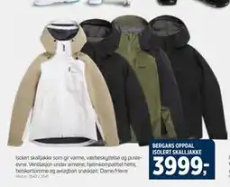 Sport 1 BERGANS OPPDAL ISOLERT SKALLJAKKE tilbud
