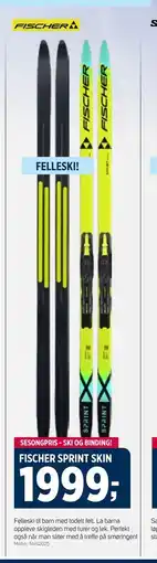 Sport 1 FISCHER SPRINT SKIN tilbud
