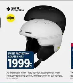 Sport 1 SWEET PROTECTION ADAPTER MIPS tilbud