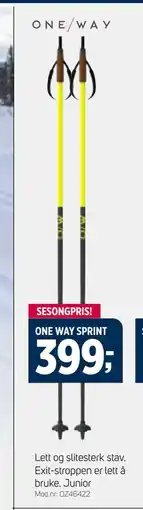 Sport 1 ONE WAY SPRINT tilbud