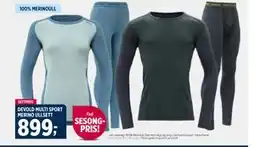 Sport 1 DEVOLD MULTI SPORT MERINO ULLSETT tilbud